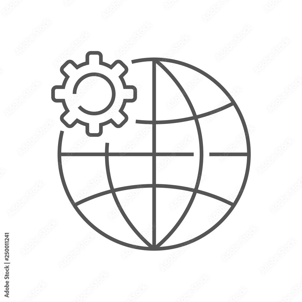 Earth and gear. Iot Concept of global implementation of Iot and Industry 4.0. Internet of things, AI , Industry 4.0 technology Illusration. Innovative Technologies. Earth and gear. Iot Concept of global implementation of Iot and Industry 4.0. Internet of things, AI , Industry 4.0 technology Illusration. Innovative Technologies.
