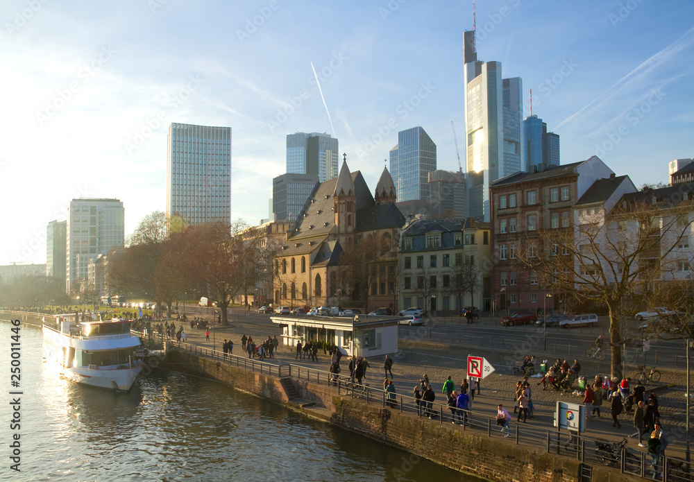 Obraz premium Frankfurter Skyline