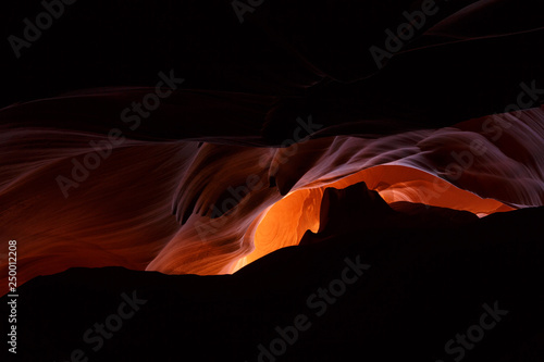 Famous Lower Upper Antelope Canyon, Navajo Land, Arizona, USA