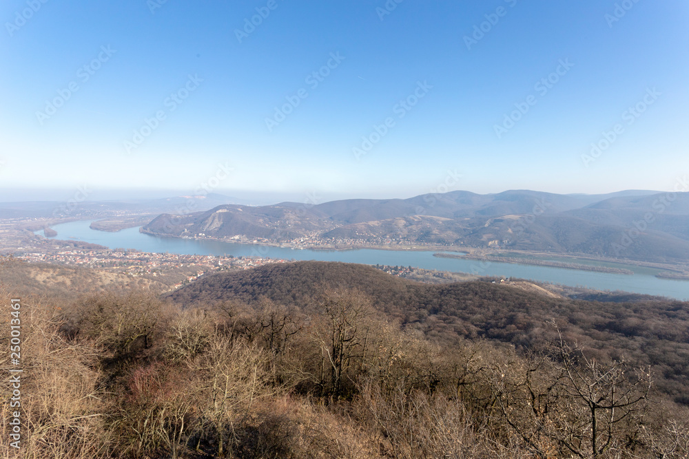 Fototapeta premium Danube bend at Nagymaros