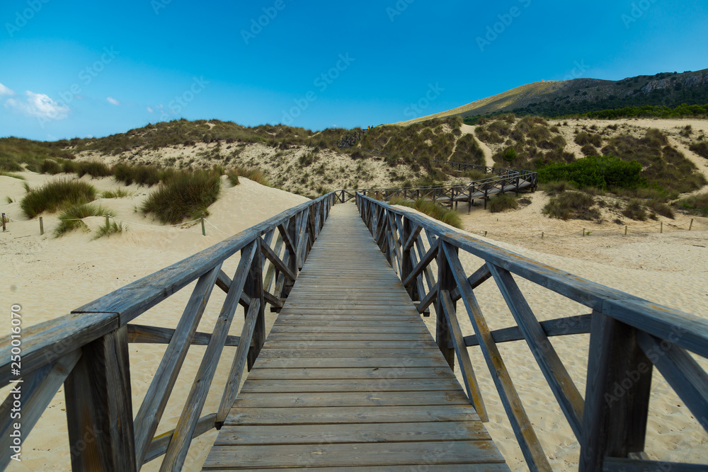 Mallorca landscape at the day