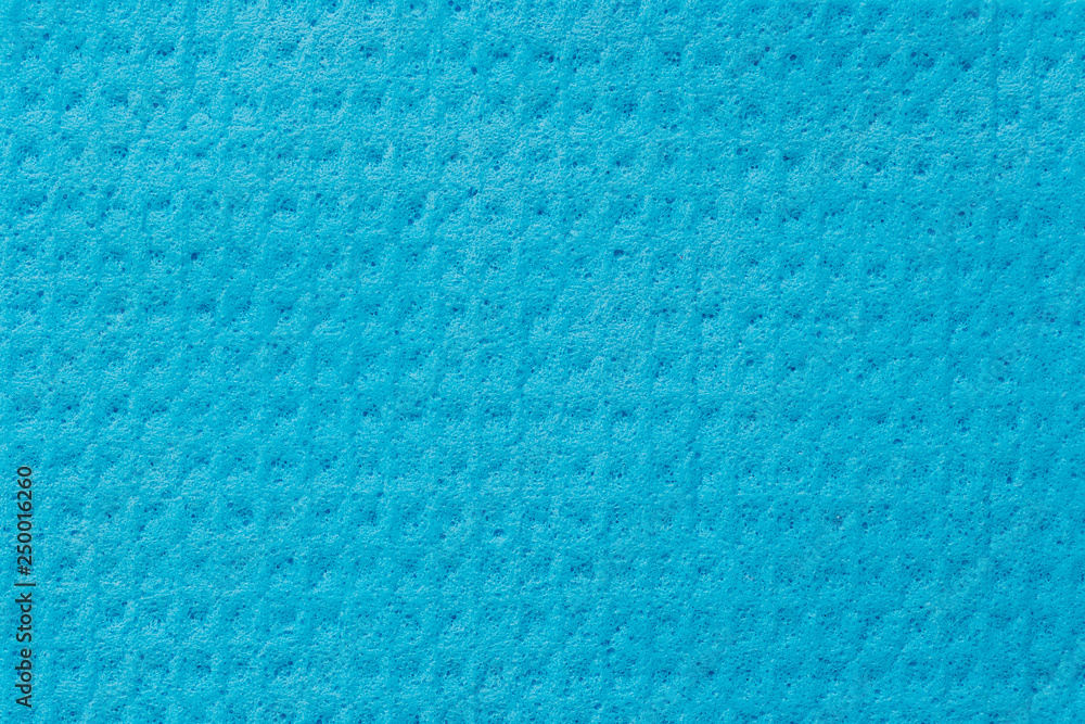 Abstract texture of blue sponge for cleaning. Abstract texture of blue sponge for cleaning.