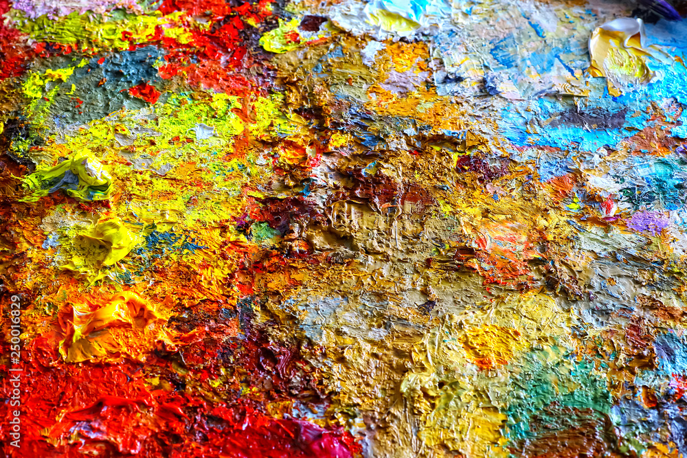 abstract oil paint texture on canvas, background abstract oil paint texture on canvas, background
