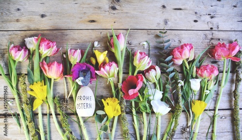 Ostern - Osterblumen bunt  ...