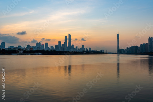 Guangzhou city sunrise © WU