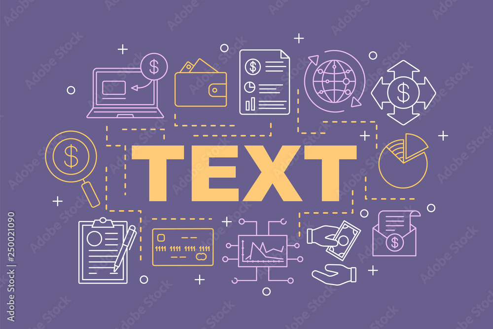 Debit word concepts banner Debit word concepts banner