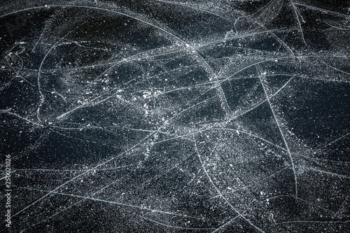 ice background. ice surface texture