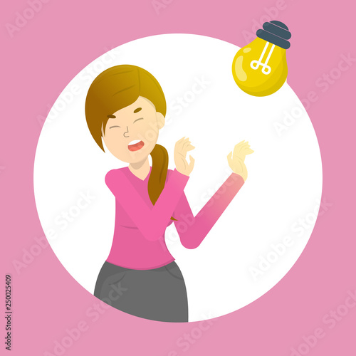 Woman with photophobia. Migraine and light sensitivity