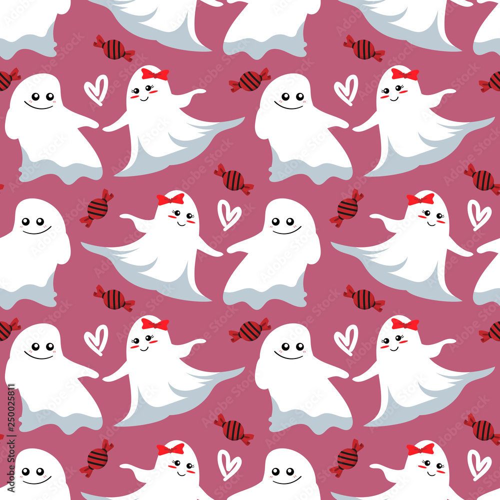 Halloween seamless pattern. Halloween seamless pattern.