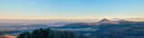 Panoramablick in die Vulkanlandschaft Hegau