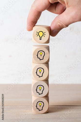 Obraz na płótnie Idee durch Teamwork 