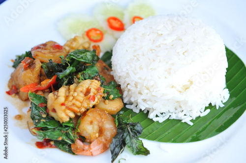 Sea basil fried rice