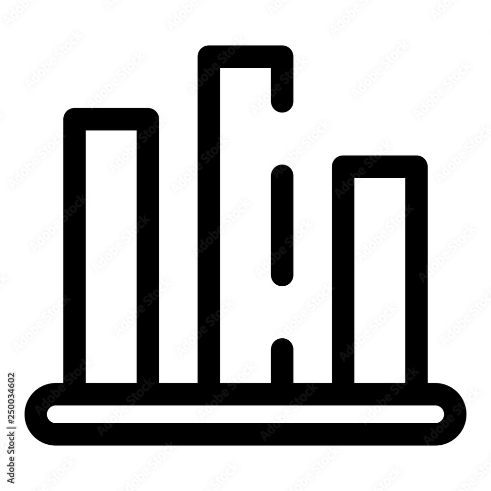 Finance chart icon. Outline finance chart vector icon for web design isolated on white background Finance chart icon. Outline finance chart vector icon for web design isolated on white background