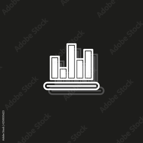 Simple Chart Vector Icon