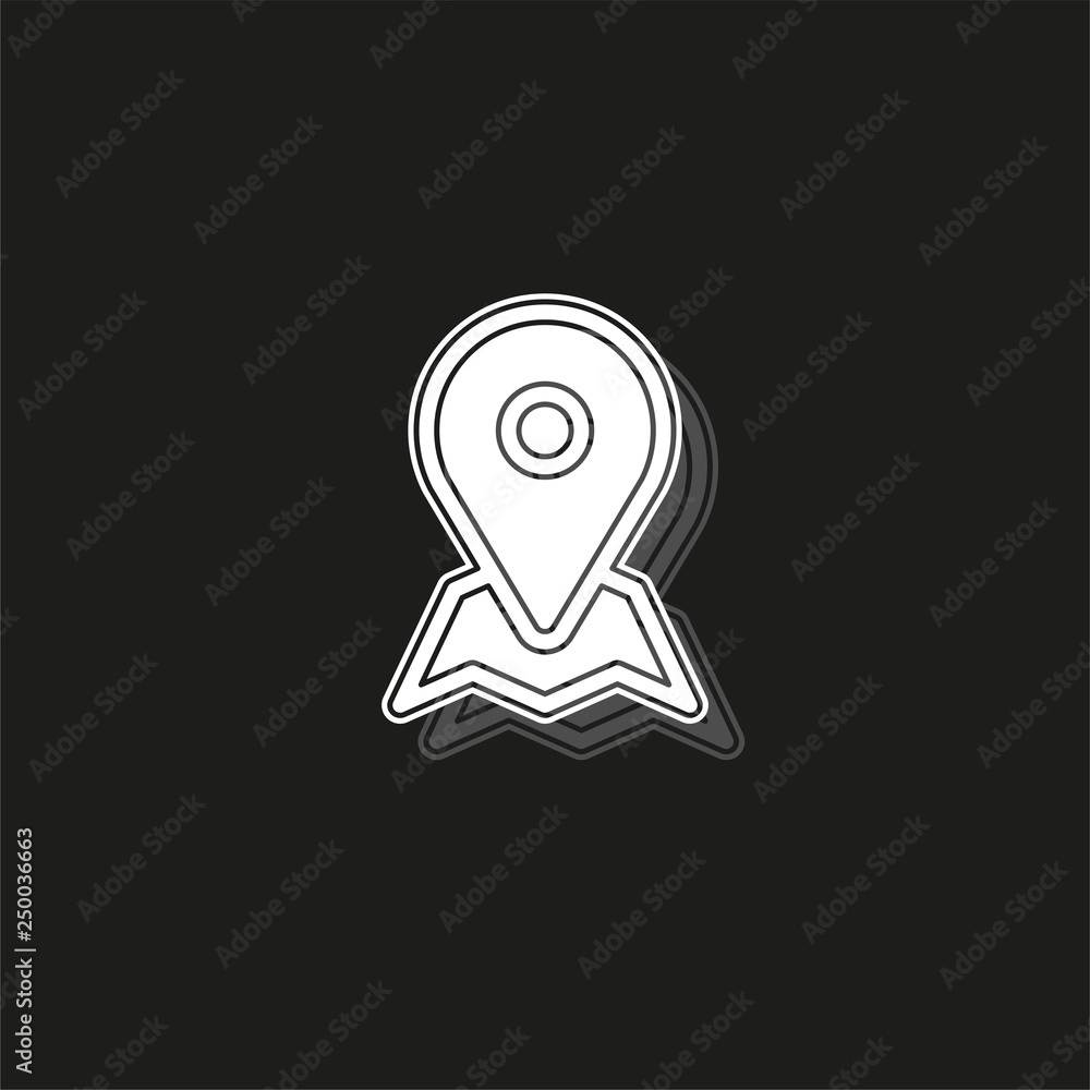 Simple location Vector Icon Simple location Vector Icon