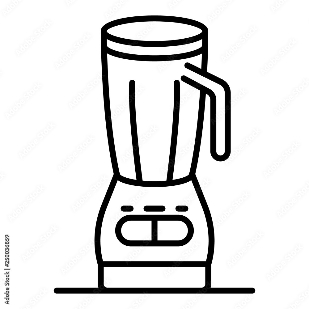 Food blender icon. Outline food blender vector icon for web design isolated on white background Food blender icon. Outline food blender vector icon for web design isolated on white background