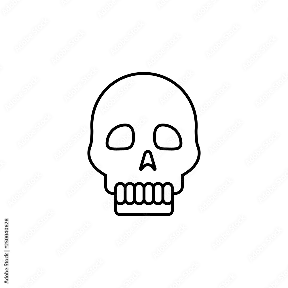 Skull, magic icon. Element of magic for mobile concept and web apps icon. Thin line icon for website design and development Skull, magic icon. Element of magic for mobile concept and web apps icon. Thin line icon for website design and development