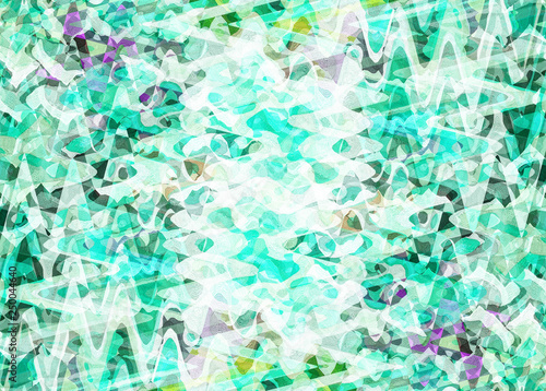 abstract green  watercolor  design background