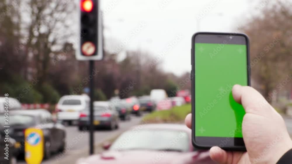 rush hour congestion with Chroma Key rush hour congestion with Chroma Key