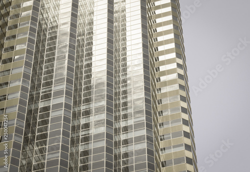 Big business with modern office building for finance or industry competition.  Success concept with copy space.