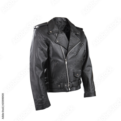 Konstfotografi leather bike jacket