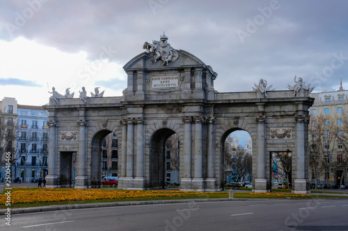 Puerta del sol monument of Madrid