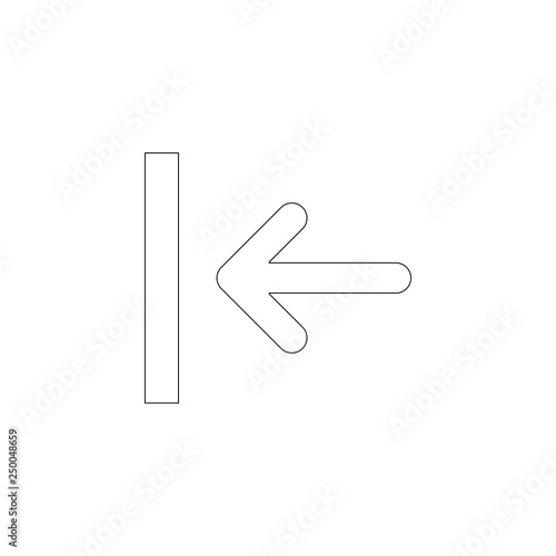 Arrow. flat vector icon