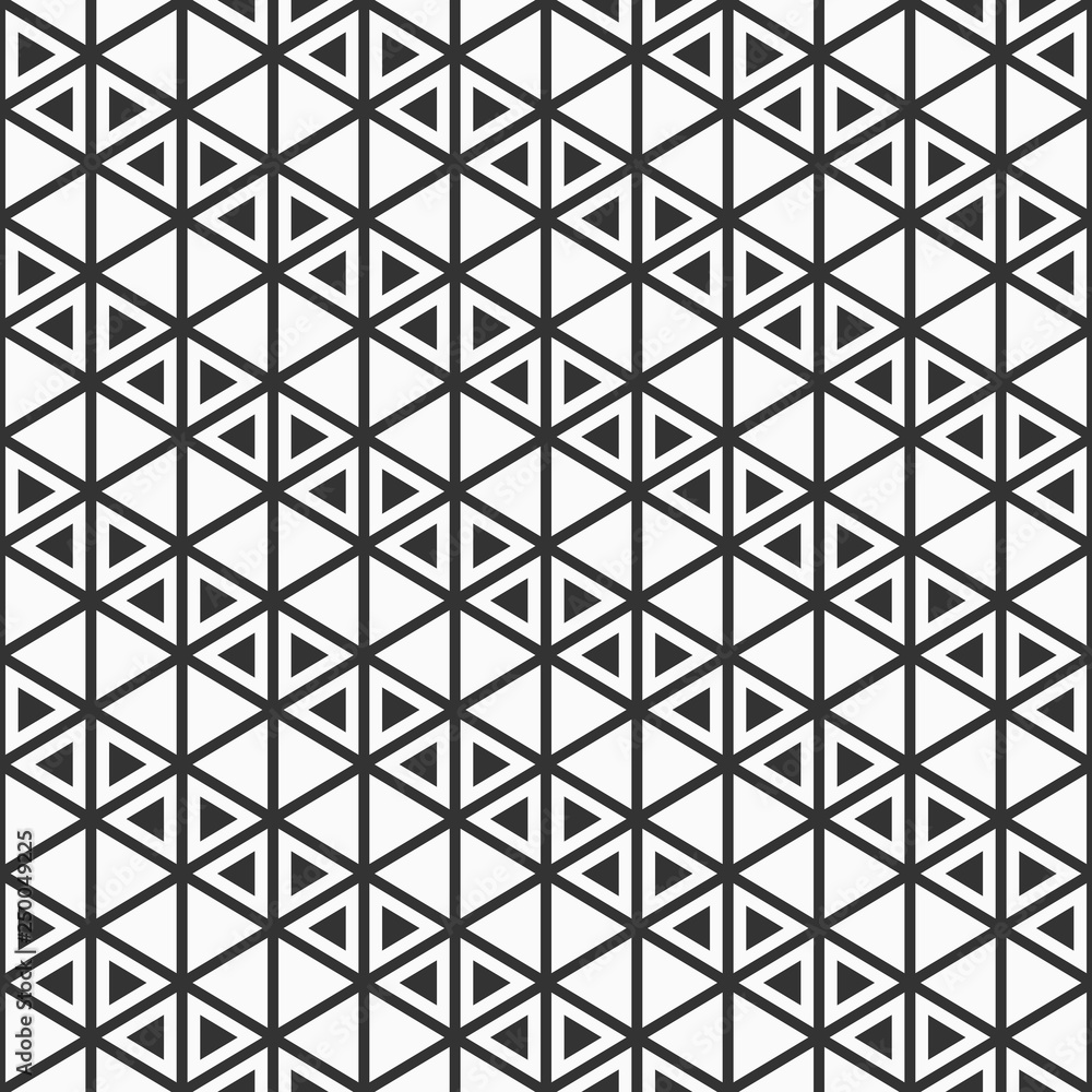 Vector seamless pattern of triangles. Vector seamless pattern of triangles.