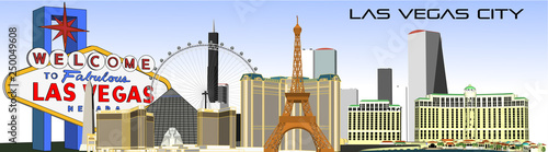 Vector city las vegas