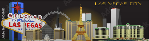 Vector city las vegas