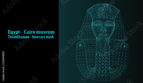  Egyptian coffin vector