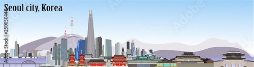 Vector City of South Korea