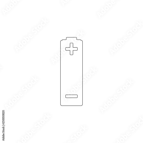 Battery. flat vector icon