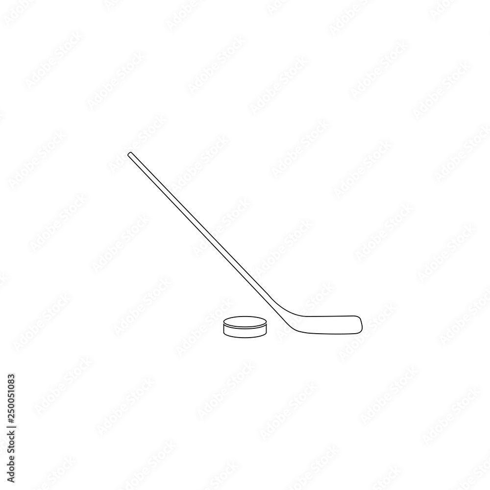 hockey. flat vector icon hockey. flat vector icon