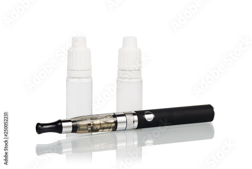 Electronic cigarette (vaping device) isolated on white background