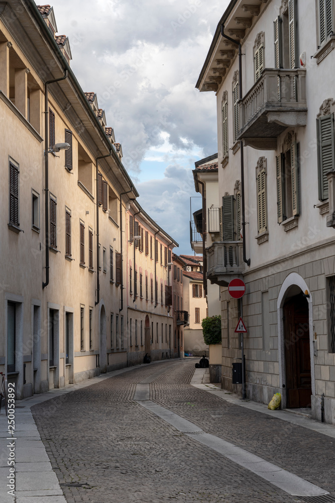 Vigevano, italy: historic buildings