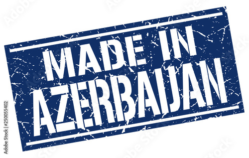 made in Azerbaijan stamp