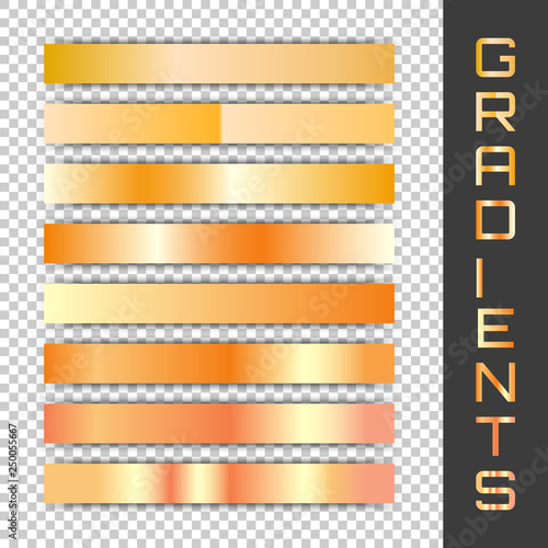 Gradients set