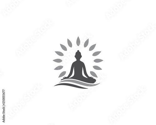 yoga logo template