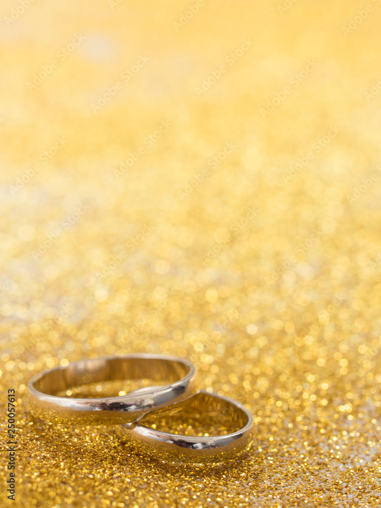 gold wedding rings, love concept gold wedding rings, love concept