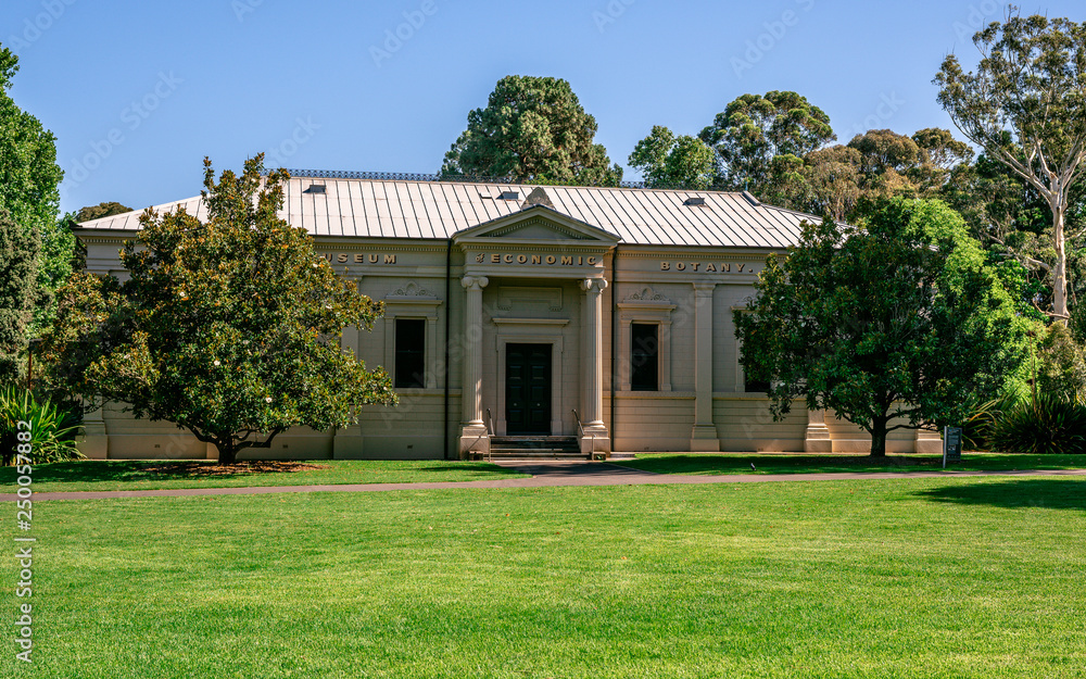 Exterior view of the Adelaide Santos museum of economic botany building in Adelaide South Australia