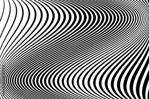 Abstract pattern. Texture with wavy, curves lines.