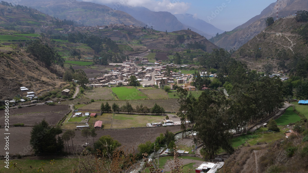 Obrajillo Andes Peru. 