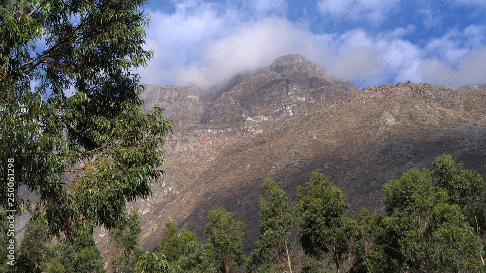 Andes Peru. Huamantanga district. Canta. Mountains.