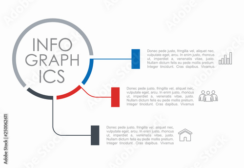Infographic design template with place for your data. Vector illustration.
