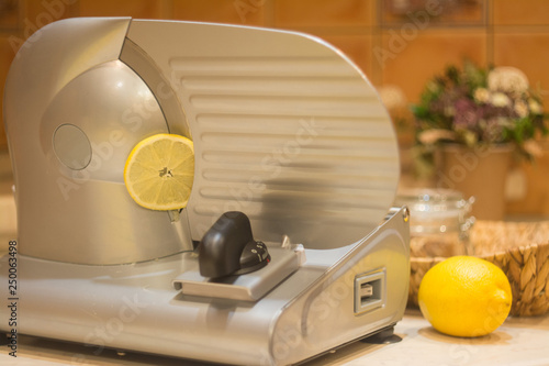 Professional slicer for cutting products.