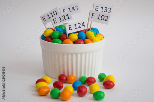 Hazardous food colors - emulsifiers