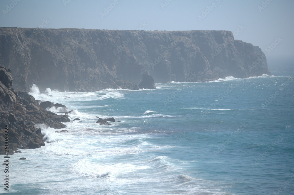 Atlantic ocean and rocks