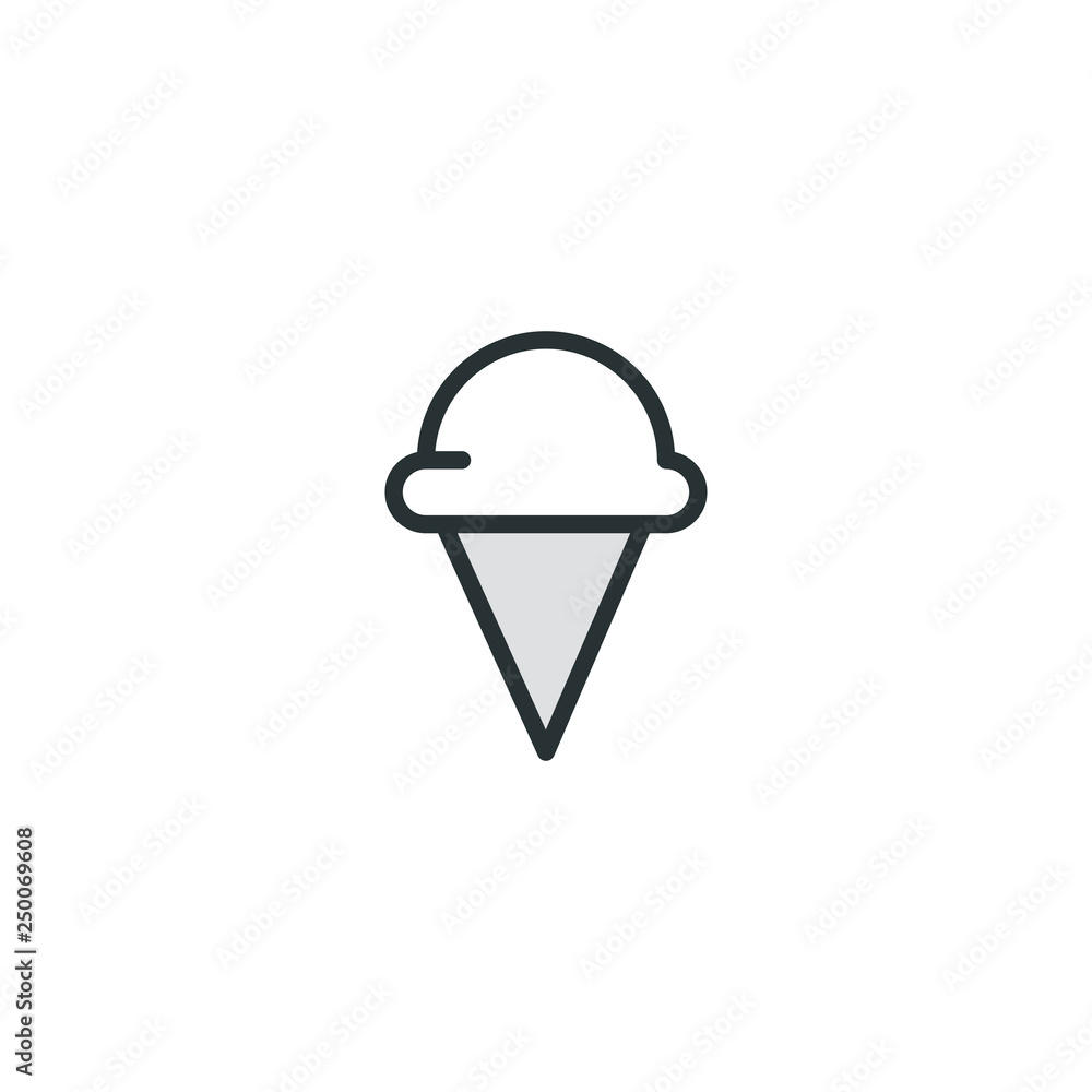 ICE CREAM BASIC ICON ICE CREAM BASIC ICON