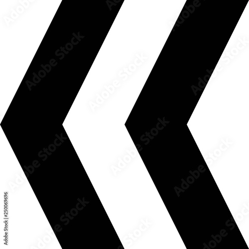 double chevron arrows